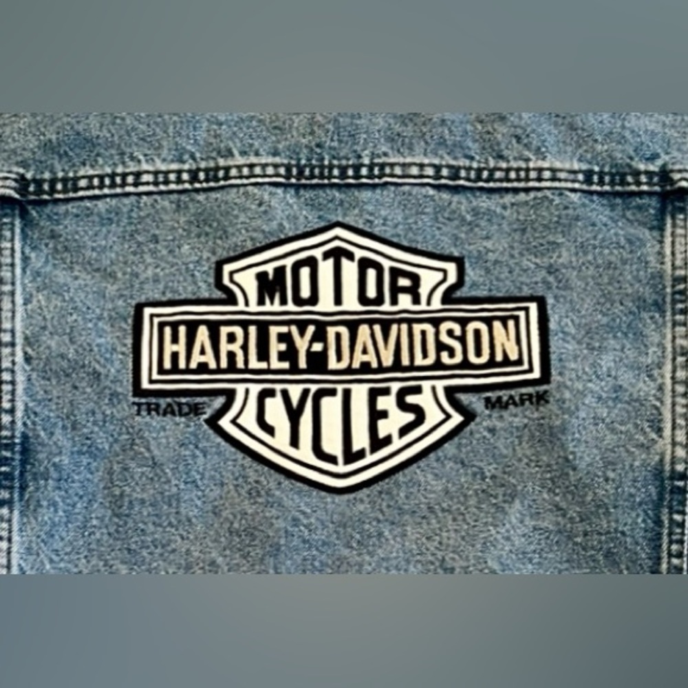 Vintage ~ Men’s XL Harley Davidson Denim Jacket